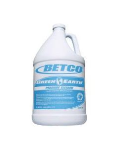 Betco Green Earth Peroxide Cleaner Concentrate, Mint Scent, 128 Oz Bottle, Clear, Case Of 4