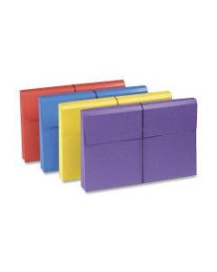 Smead Expanding Wallets With Antimicrobial Protection, Legal Size, 2in Expansion, Assorted Colors, Pack Of 4