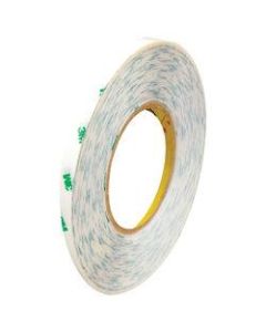 3M 9082 Adhesive Transfer Tape, 3in Core, 0.25in x 60 Yd., Clear, Case Of 6