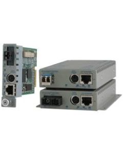 Omnitron Systems iConverter GX/TM2 8926N-0-A Media Converter - 1 x Network (RJ-45) - 1 x LC Ports - DuplexLC Port - 10/100/1000Base-T, 1000Base-X - External