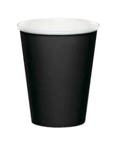 Individually Wrapped Paper Hot Cup, 10 Oz, Black, Carton Of 1,000
