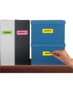 Avery Removable Laser/Inkjet Organization Labels, AVE6479, 1in x 2 5/8in, Assorted Colors, Pack Of 360