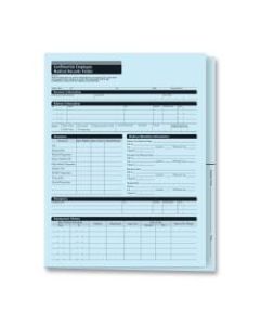 ComplyRight Expanded Confidential Employee Medical Records Folders, 9 3/8in x 11 3/4in x 1/2in, Blue, Pack Of 25