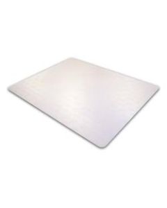 Ecotex Evolutionmat Standard Pile Chair Mat - Home, Office, Carpet - 48in Length x 30in Width x 0.37in Thickness - Rectangle - Polymer - Clear