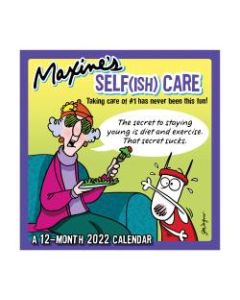 TF Publishing Humor Mini Wall Calendar, 7in x 7in, Maxine, January To December 2022