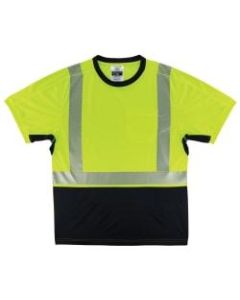 Ergodyne GloWear 8283BK Lightweight Performance Hi-Vis T-Shirt, Medium, Lime