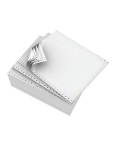 Domtar Continuous Form Paper, 4-Part, Carbonless, 9 1/2in x 11in, White, Carton Of 900 Forms