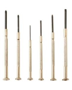 Kimberly-Clark Professional 6-Piece Jewelers Screwdriver Set - Chrome Steel, Die-cast Zinc - 0.20 lb - 6 / Set