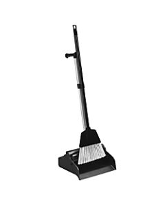 Genuine Joe Lobby Dust Pan Combo Kit, Black