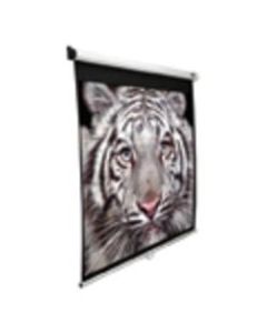 Elite Screens? Manual SRM Series - 113-Inch 1:1, Slow Retract Pull Down Projection Projector Screen, Model: M113NWS1-SRM"