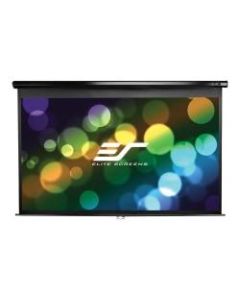 Elite Screen Manual Wall And Ceiling Projection Screen, 100in, M100XWH