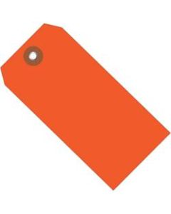 Office Depot Brand Plastic Shipping Tags, 6 1/4in x 3 1/8in, Orange, Case Of 100