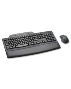 Kensington Pro Fit Comfort Wireless Keyboard & Mouse, Contoured/Curved Full Size Keyboard, Right-Handed Optical Mouse, KMW72403