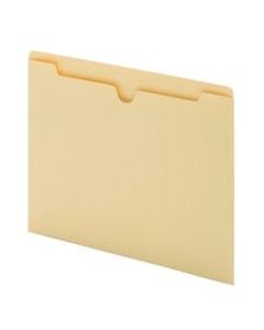 Office Depot Brand Double-Top Flat File Jackets, 8 1/2in x 11in, Letter Size, Manila, Pack Of 25