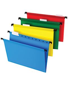 Office Depot Brand Hanging File Folders, 8 1/2in x 11in, Letter Size, Assorted Colors, Box Of 20 Folders