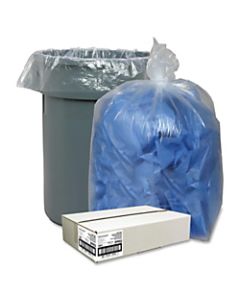 Nature Saver Recycled Trash Bags, 55 Gallon, Box Of 100
