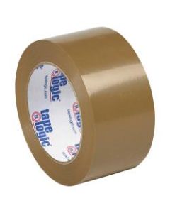 Tape Logic #50 Natural Rubber Tape, 3in Core, 2in x 110 Yd., Tan, Case Of 6