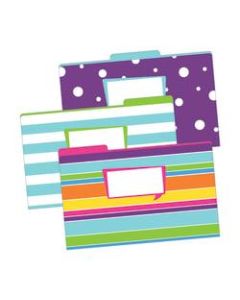 Barker Creek Tab File Folders, 8 1/2in x 14in, Legal Size, Happy, Pack Of 9