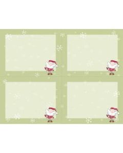 Great Papers! Holiday Postcards, 4-Up, 8 1/2in x 11in, Merry Christmas Santa, Pack Of 80