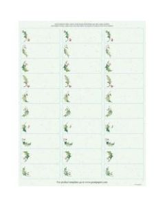 Great Papers! Holiday Address Labels, 20092182, 2 5/8in x 1in, Holly Bunch, Pack Of 300