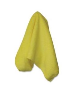 Genuine Joe General-purpose Microfiber Cloth - Cloth - 16in Width x 16in Length - 180 / Carton - Yellow