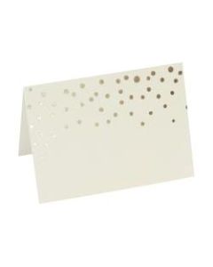 Gartner Studios Place Cards, Gold Foil Dots, Pack Of 50