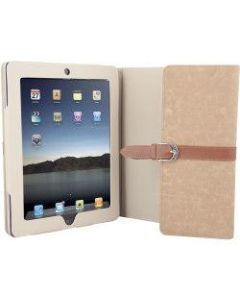 Urban Factory Carrying Case (Portfolio) Apple iPad Tablet - Beige - Nubuck - 7.8in Height x 9.6in Width x 1.1in Depth
