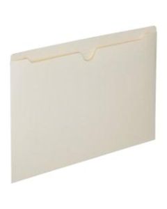 SKILCRAFT Manila Double-Ply Tab File Jackets, Legal Size Paper, 8 1/2in x 14in, Box Of 100