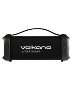 Volkano Mega Bazooka Squared Series Bluetooth Speaker, Black