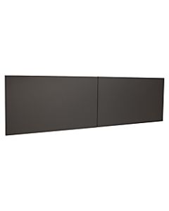 WorkPro Modular Flipper Door Kit, For 60in Stack On Hutch, Charcoal