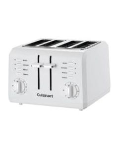 Cuisinart 4-Slice Wide-Slot Toaster, White