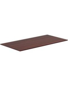 Lorell Laminate Knife-Edge Table Top, 60inW x 30inD,  Mahogany