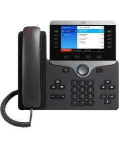 Cisco 8851 IP Phone - Cable - Wall Mountable - VoIP - Caller ID - Speakerphone - 2 x Network (RJ-45) - USB - PoE Ports - (No license included)