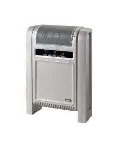 Lasko 758000 1500 Watts Electric Ceramic Fan Heater, 2 Heat Settings, 24.9inH x 16.8inW x 6.5inD, Platinum