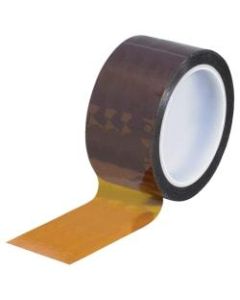 Kapton Sealing Tape, 3in Core, 2in x 108ft, 2 mils, Amber