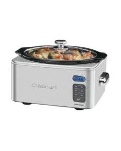 Cuisinart 6.5 qt Programmable Slow Cooker, Silver