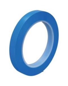 3M 4737S Masking Tape, 3in Core, 0.5in x 108ft, Blue, Case Of 3