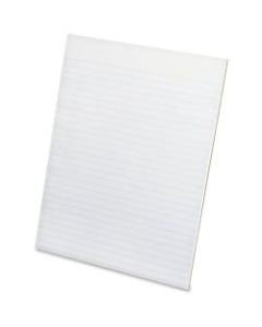 Ampad Evidence Glue - Top Ruled Pads - Letter - 50 Sheets - Glue - Unruled - 15 lb Basis Weight - 8 1/2in x 11in - 0.2in x 8.5in11in - White Paper - Padded, Sturdy Back, Chipboard Backing, Easy Tear, Smooth Edge, Rigid - 12 / Pack