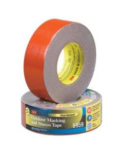 3M 5959 Duct Tape, 3in Core, 2in x 135ft, Red, Case Of 12