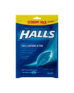 Halls Menthol Cough Drops, 80 Drops Per Bag, Pack Of 2 Bags