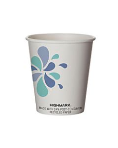 Highmark Hot Coffee Cups, 10 Oz, White, Pack Of 500