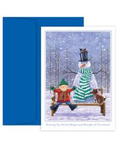 Great Papers! Holiday Greeting Cards With Envelopes, 5 5/8in x 7 7/8in, The Magic And Wonder Of Christmas, Pack Of 18