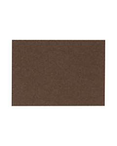 LUX Flat Cards, A6, 4 5/8in x 6 1/4in, Chocolate Brown, Pack Of 500
