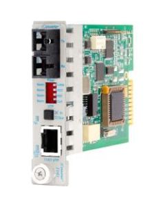 iConverter T1/E1 Fiber Media Converter RJ48 SC Single-Mode 60km Module - 1 x T1/E1; 1 x SC Single-Mode; Internal Module; Lifetime Warranty