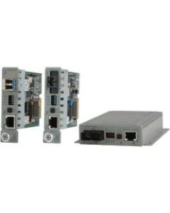 Omnitron Systems T1/E1 Managed Media Converter - 1 x SC Ports - T1/E1 - Desktop, Wall Mountable