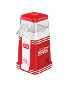 Nostalgia Coca-Cola Hot Air Popcorn Maker, Red