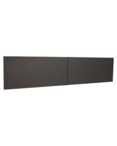 WorkPro Modular Flipper Door Kit, For 72in Stack On Hutch, Charcoal