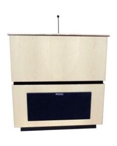 AmpliVox SN3030 - Coventry Lectern - 46in Height x 42in Width x 30in Depth - Lacquer, Maple - Hardwood Solid