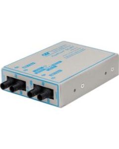 Omnitron Systems FlexPoint 4450-0 Single-Mode to Multimode Fiber Transceiver - 2 x ST Duplex - OC-3 - Wall-mountable, Rack-mountable
