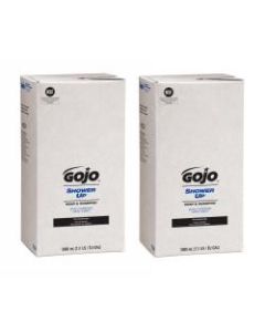 GOJO SHOWER UP Clean Scent Soap And Shampoo Refills, 16.91 Oz, Pack Of 2 Refills